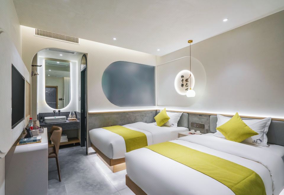 皓月静夜双床房（全屋智能＋乾湿分离+洗衣机）