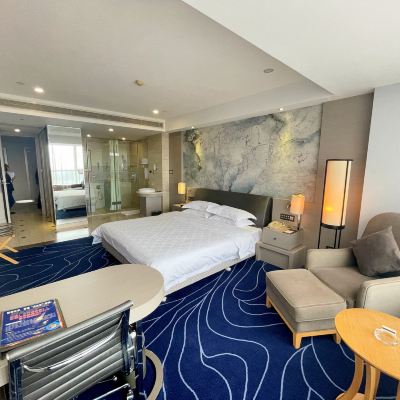 靜謐.沉香大床房『航廈景觀+鵝梨帳中香』 昆明百事特悅航機場飯店優惠