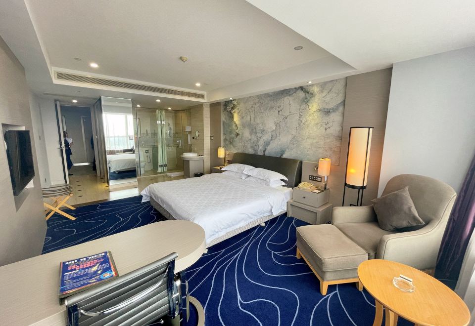 静谧.沉香大床房『客运大楼景观+鹅梨帐中香』