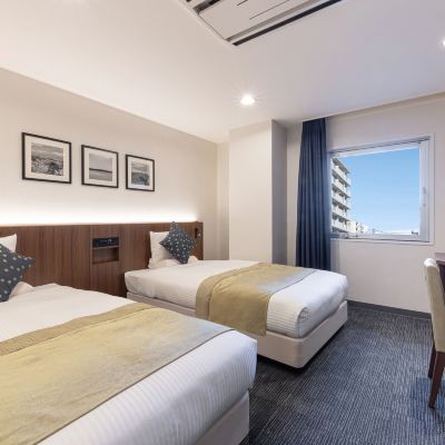 高級雙床房 禁菸 FLEXSTAY INN 函館站前優惠