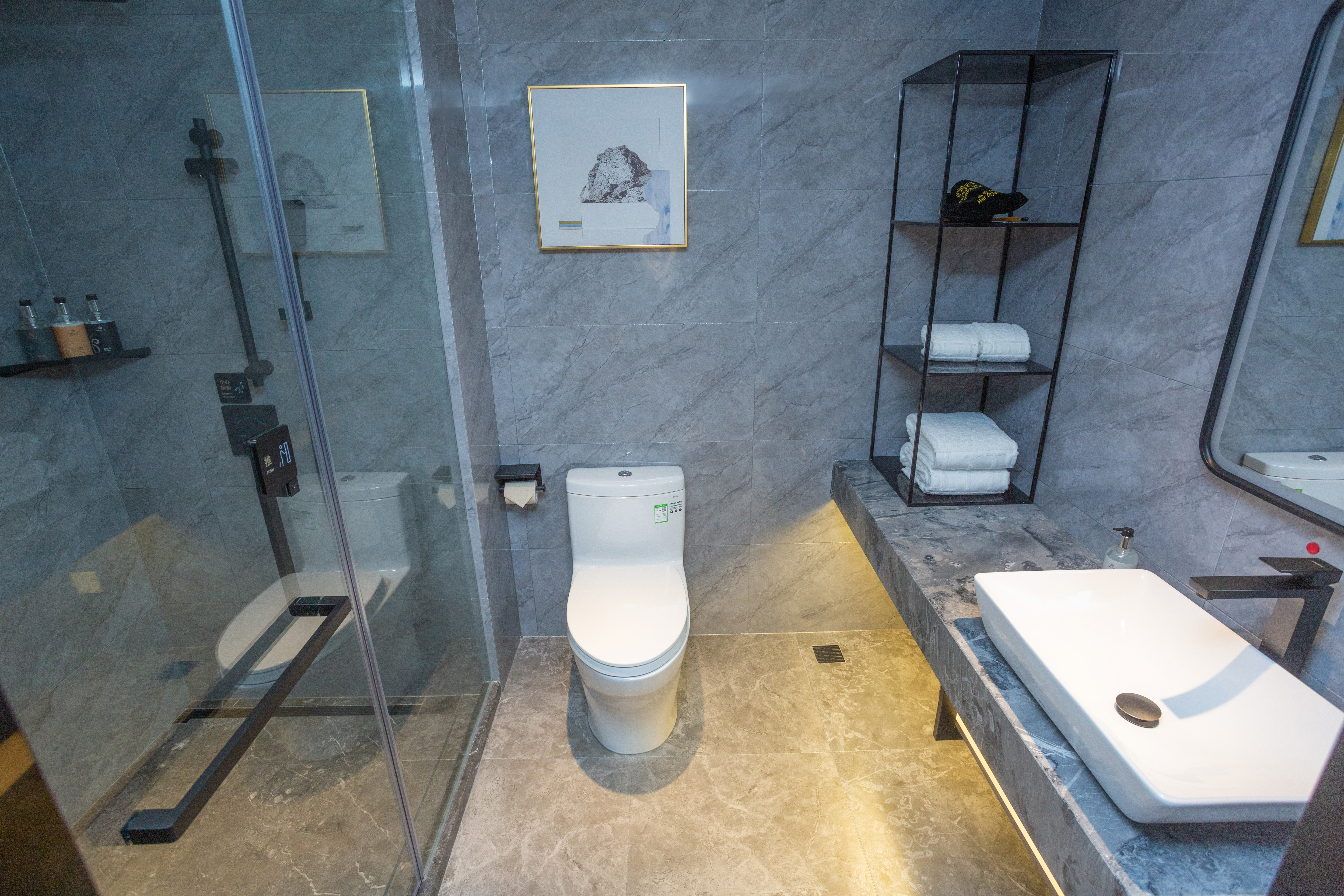 豪華景觀雙床房（180°落地窗+獨立會客區+品茗茶具）