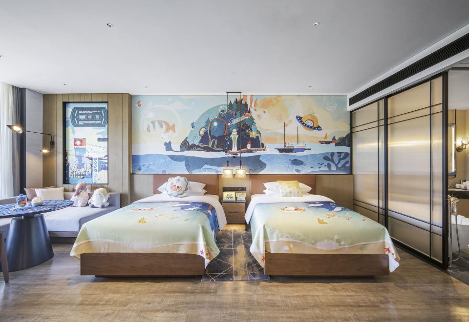 Sheraton Ningbo Xiangshan ResortLv Xiao Xiong Family Room Twin Size Ocean View