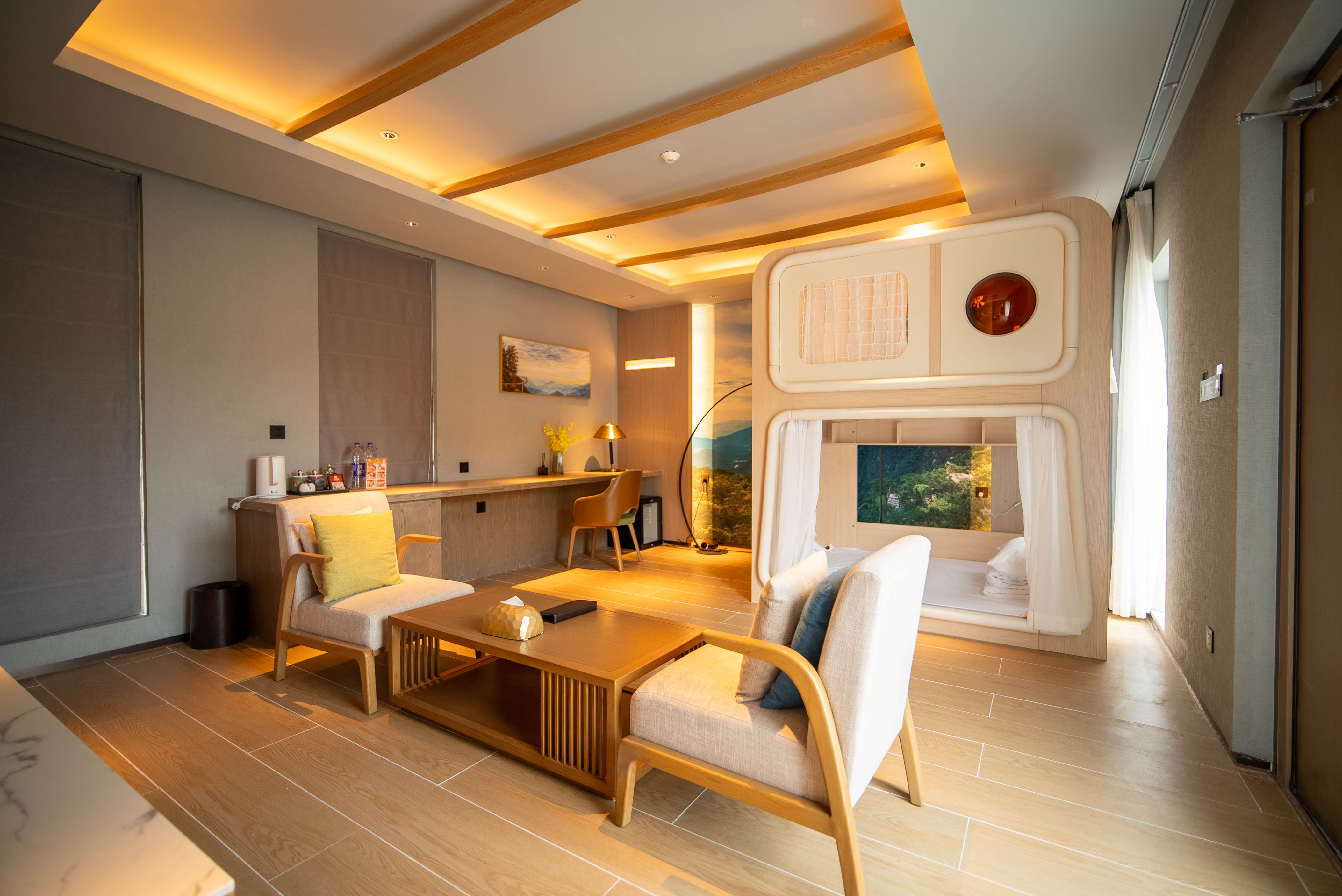 云端诗画·尊享亲子套房【欢乐童床+独立空间】