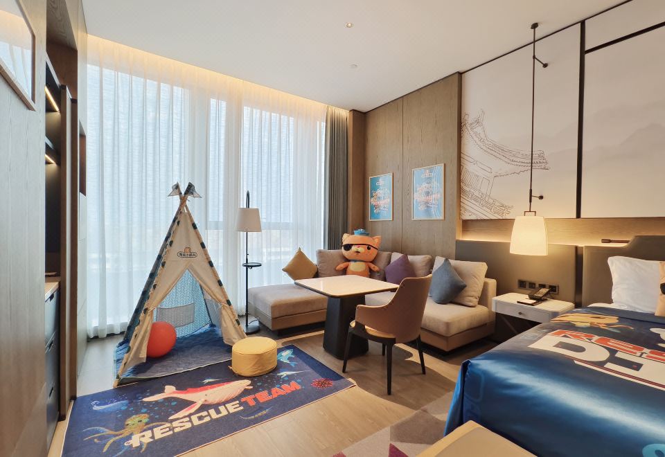 海底探险|海底小纵队主题双床房-童趣翻倍