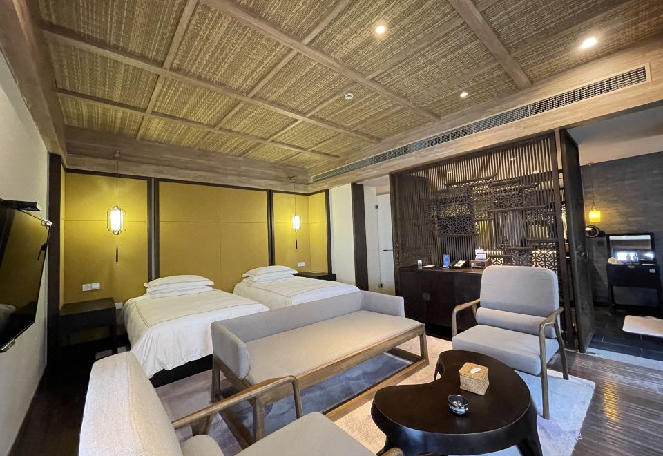 狮城园林小院双床房