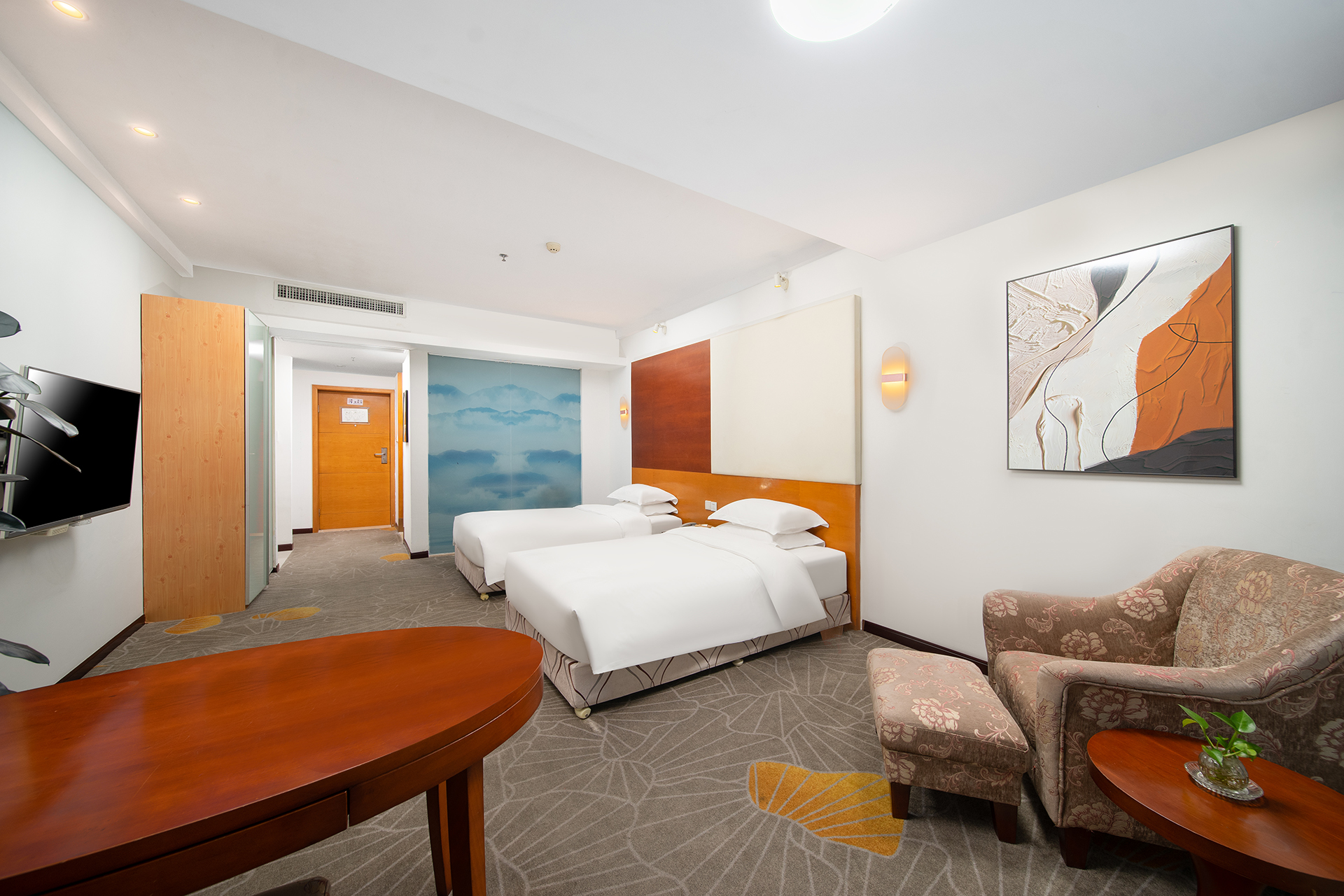 日月贝无敌海景双床房