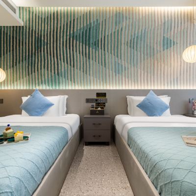 汐嶼·智能雙床房【智能客控+Mini冰箱+電動窗簾】 西雙版納汐嶼酒店（告莊星光夜市店）優惠