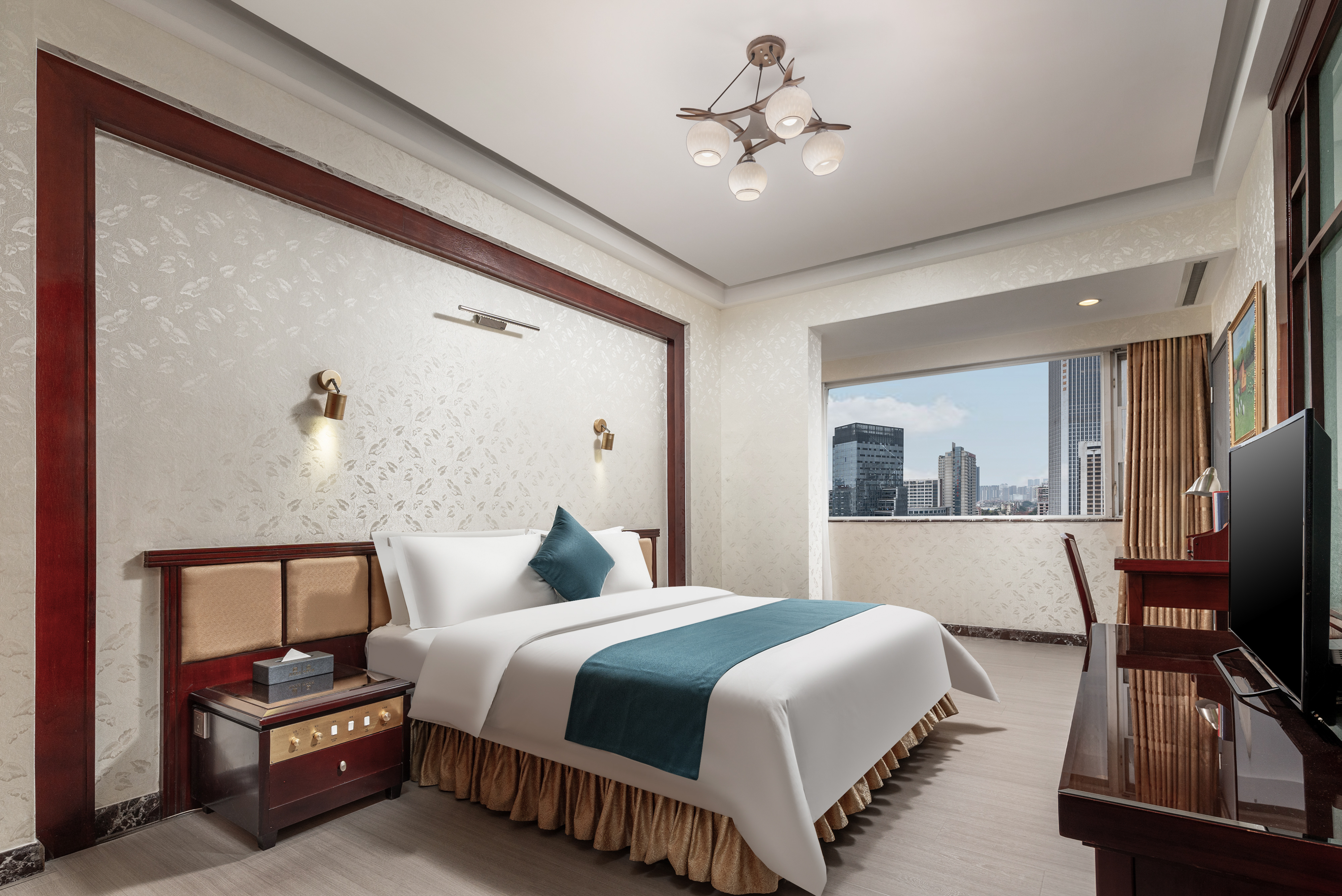 行政大套房【尊享|高空城景·会客厅·冰箱·智能马桶】