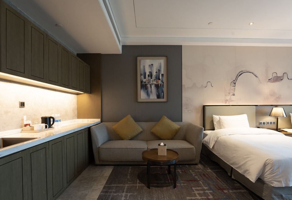 雪映高级湖景双床房