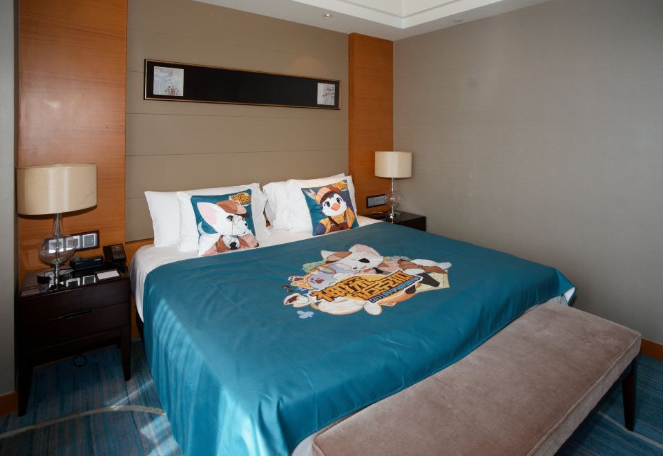 迈克狐剧情主题家庭套房（乾湿分离浴室+吹风机）