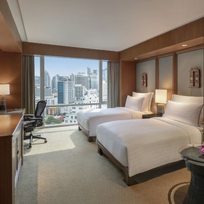 豪華轉角雙床房 曼谷康萊德飯店優惠
