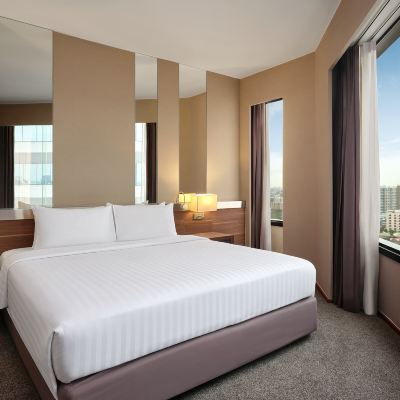 一臥室套房 曼谷拉差達瑞士飯店優惠