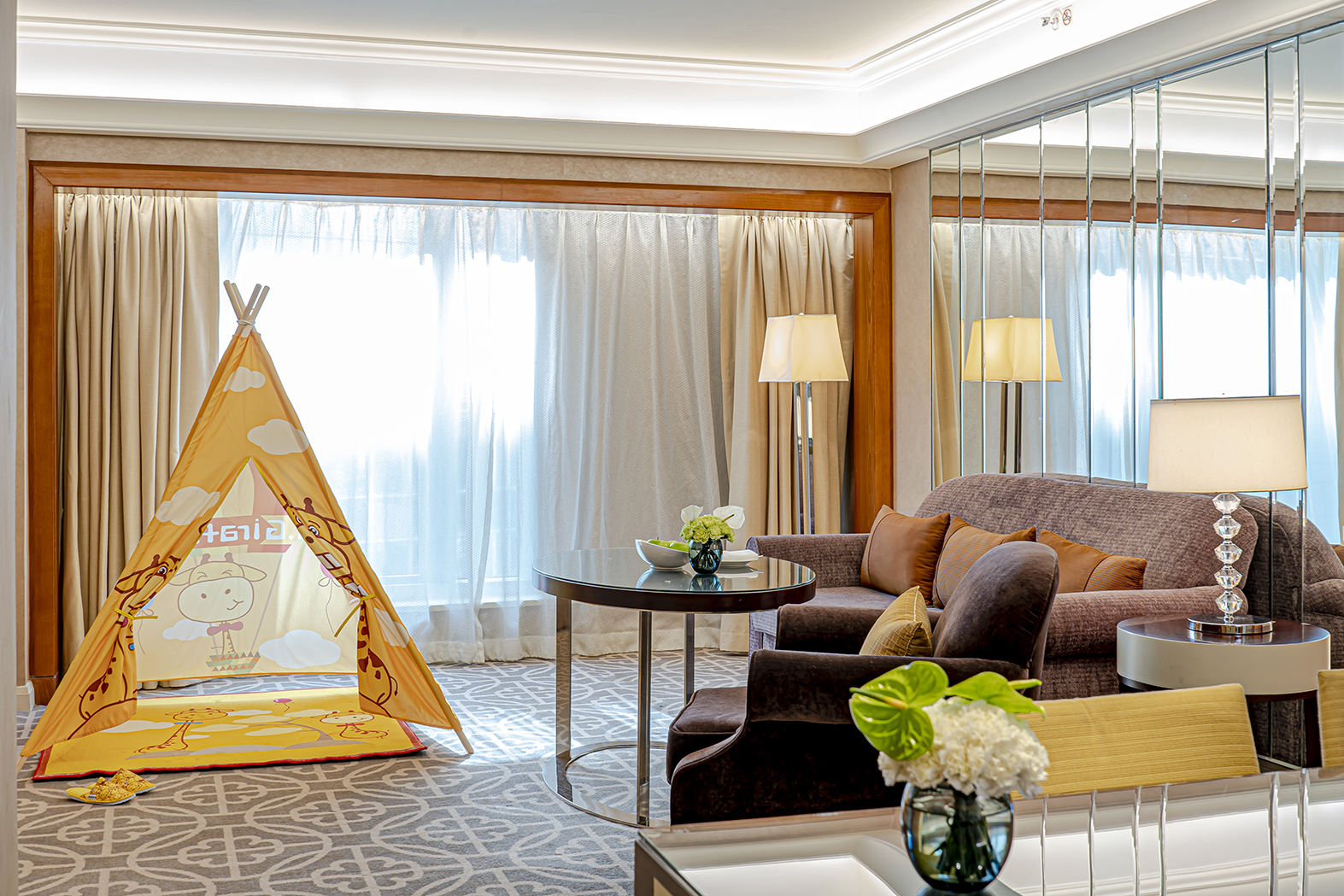 亲子公寓家庭双卧室客房