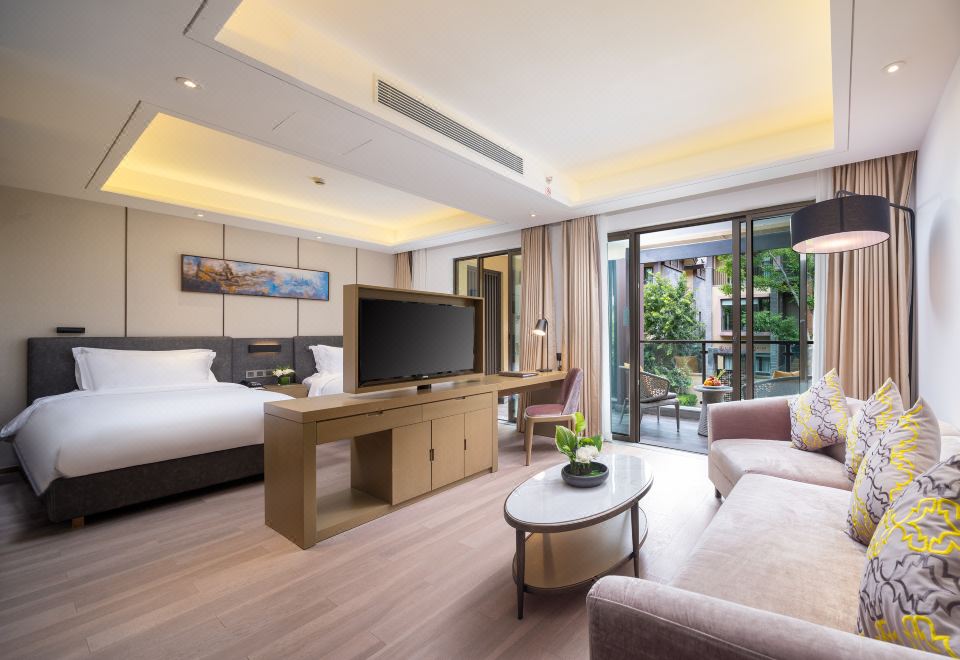 靜謐園景雙床房