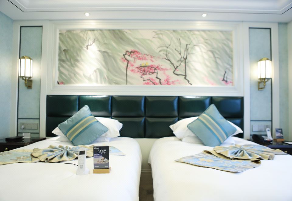 Hangzhou West Lake Zhongwei Xiangyi HotelExclusive Peaceful Sleep Twin Room
