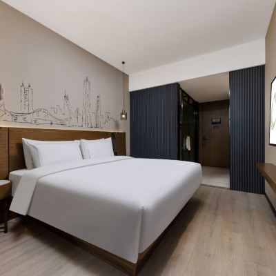 豪華大床房【智能語音+智能潔具】 深圳南山科技園逸扉飯店優惠