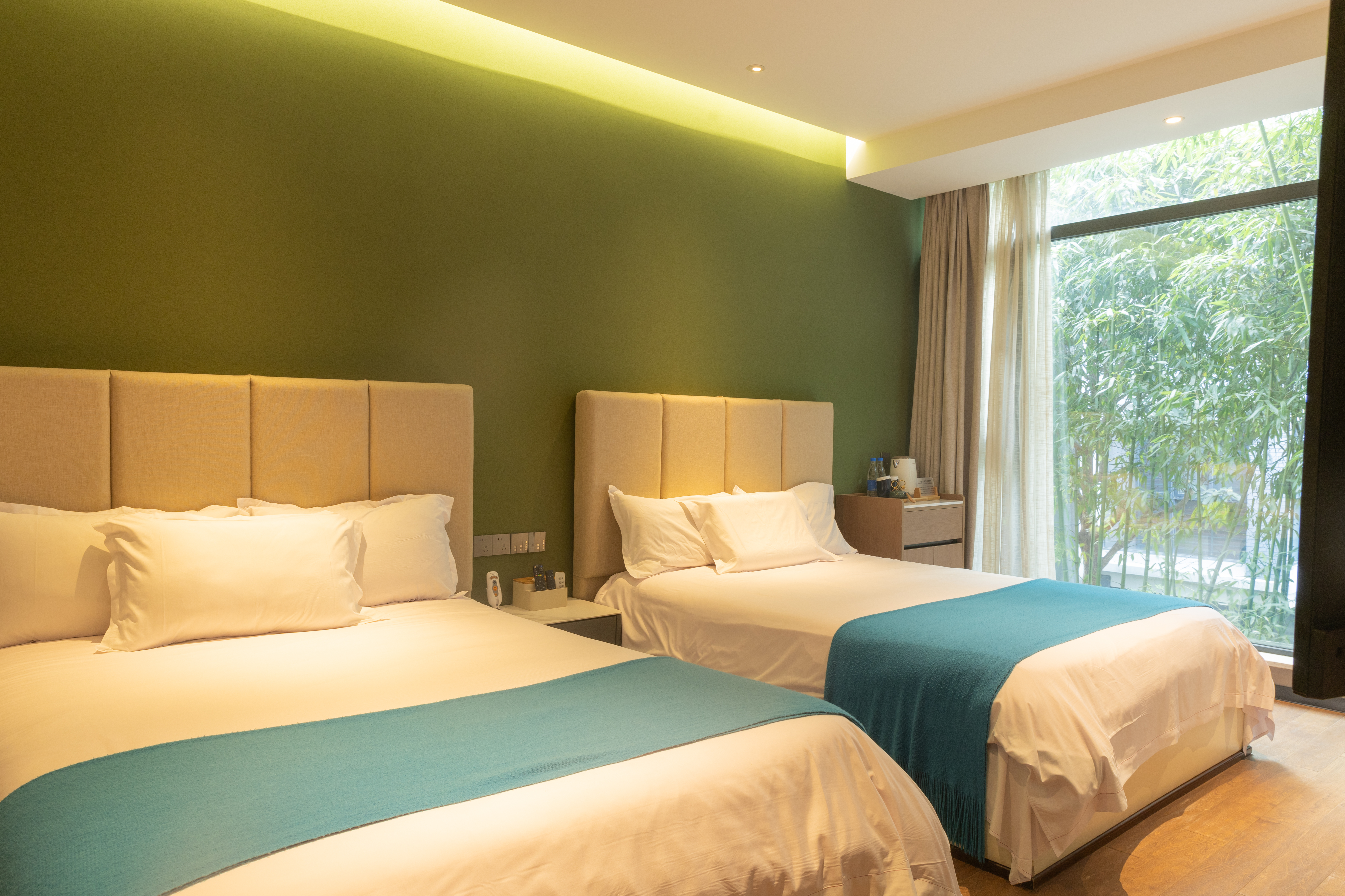 Xiang Zhang Shu Hotel双栖·竹景氧吧·亲子双床房