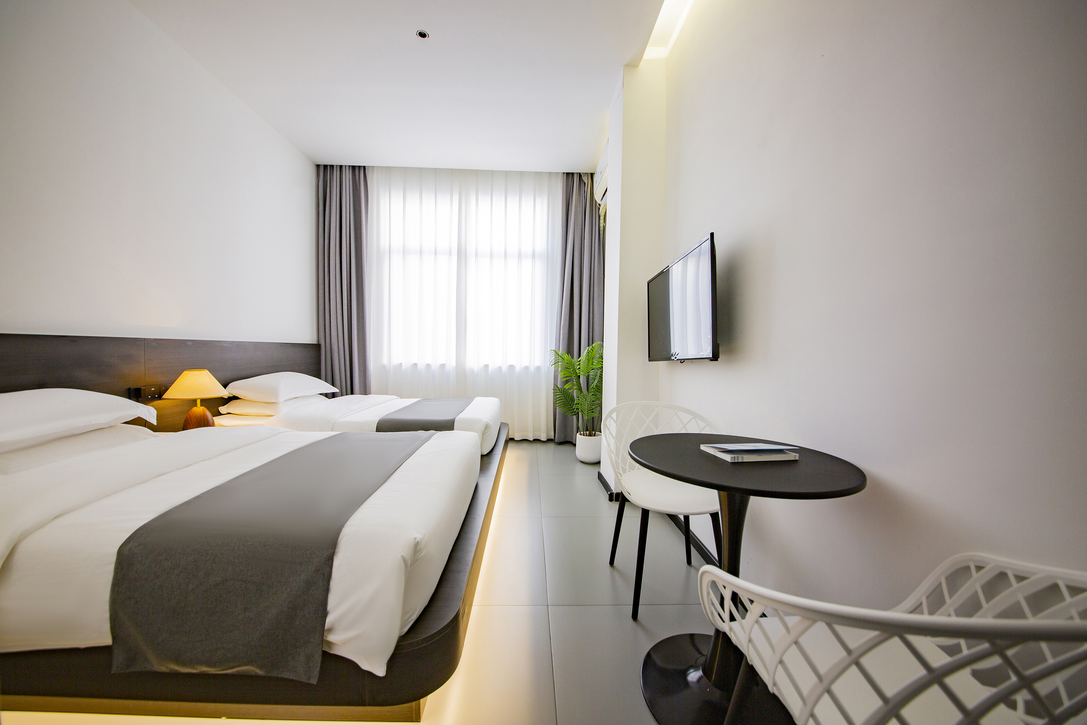 云梦丨榻榻米舒适双床房（全屋小度语音控制+乾湿分离+深度睡眠）