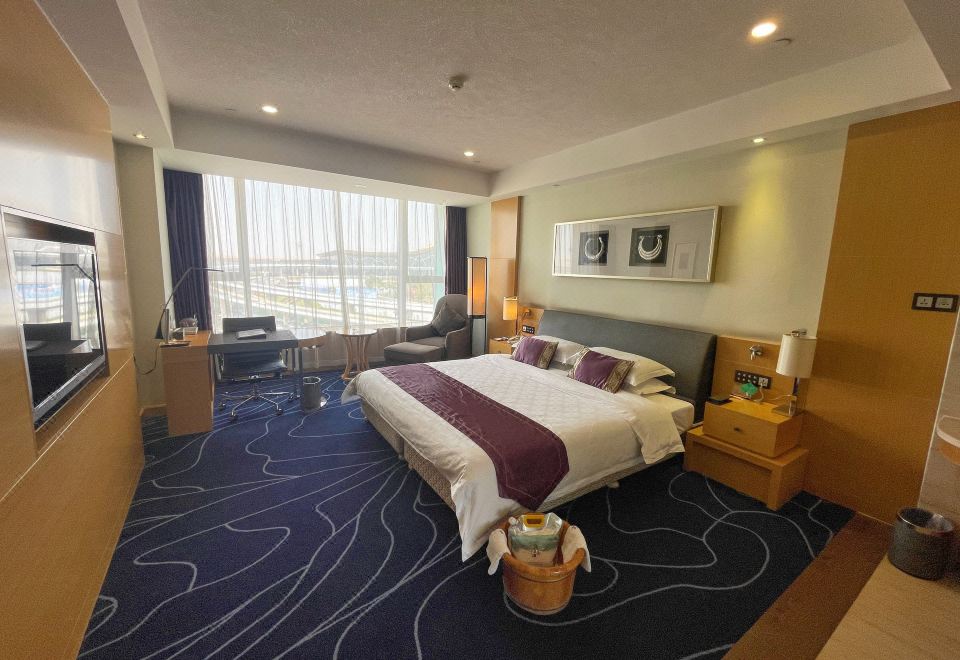 商务休闲大床房『客运大楼景观+热海原汤足浴 』