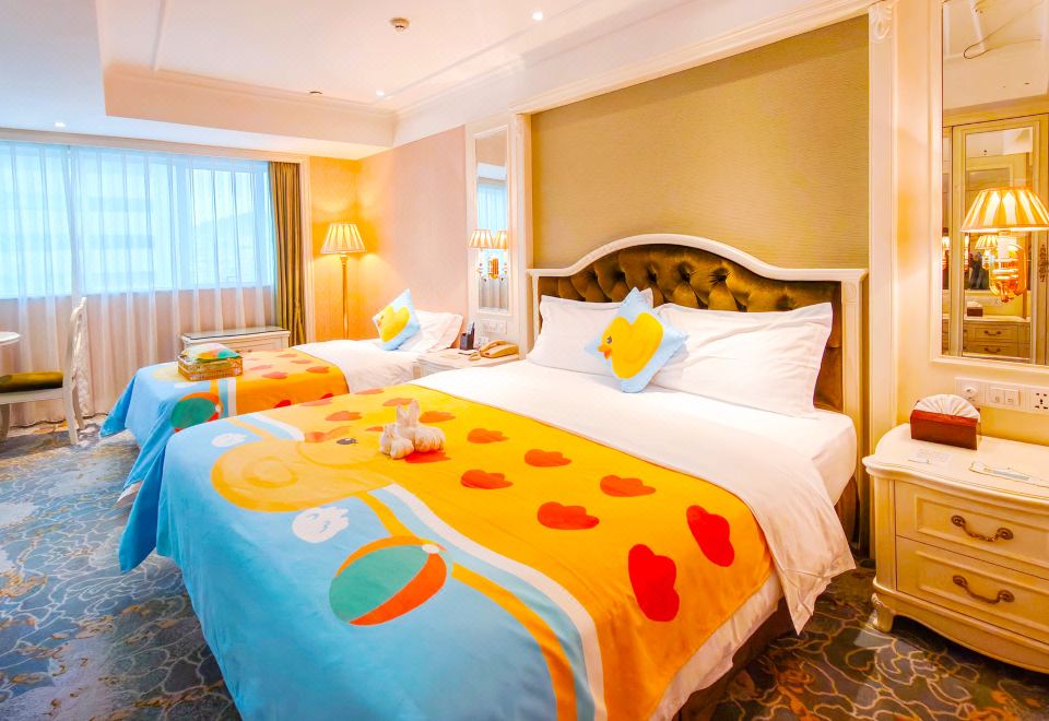 童趣親子房（親子布置+小童用品+洗衣機+超大洗浴間）