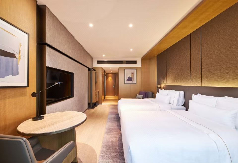 江景家庭两卧三床联通房{外联通门}