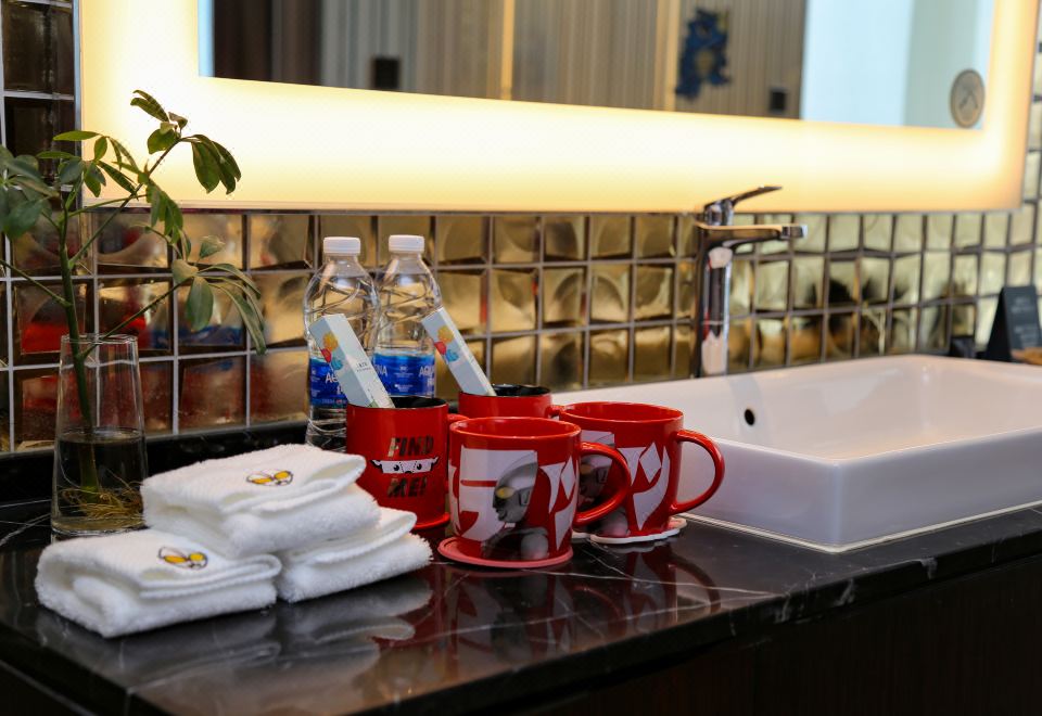 奧特曼親子主題雙床房