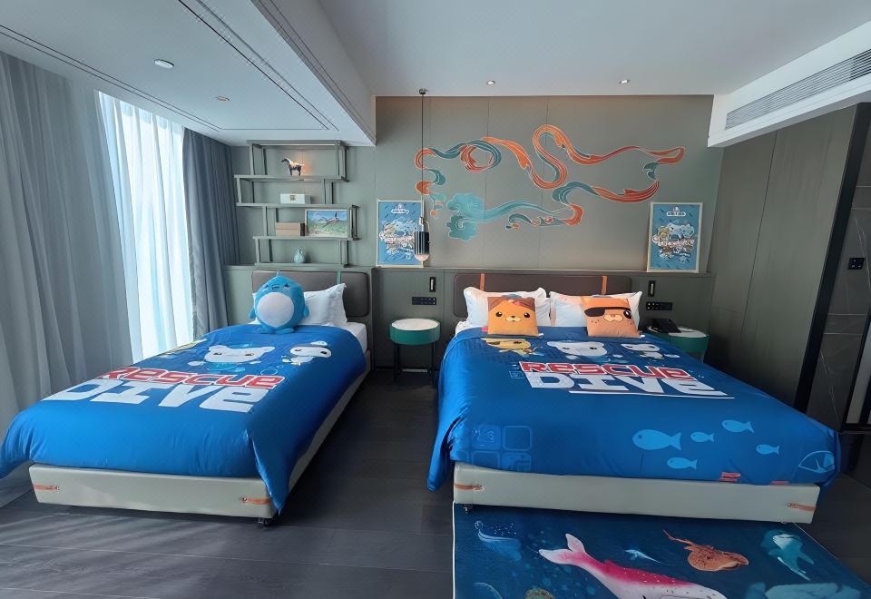 海底小縱隊主題親子房