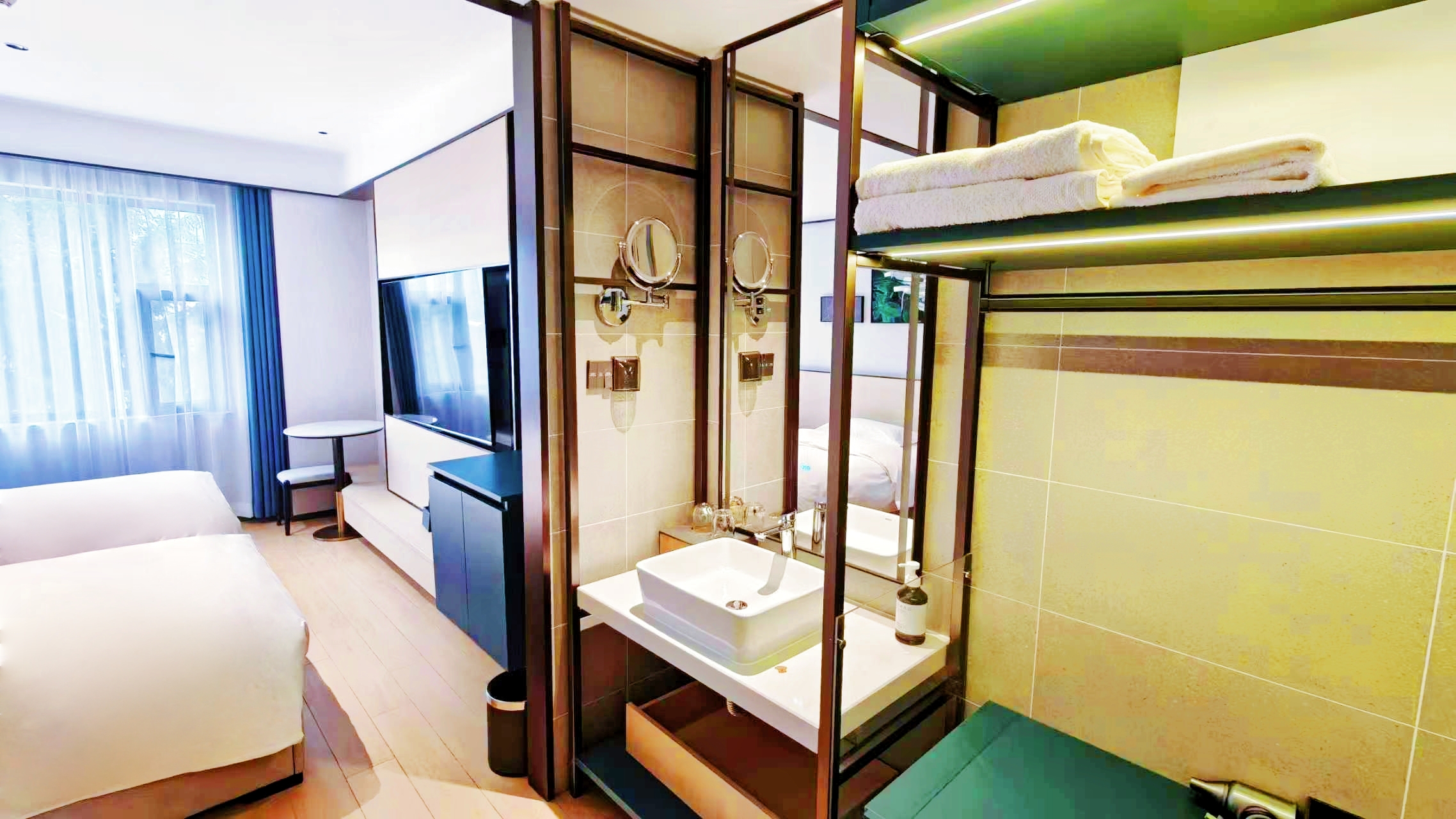 氧心森居?高級雙床房【夜觀星河】【晴窗攬云】