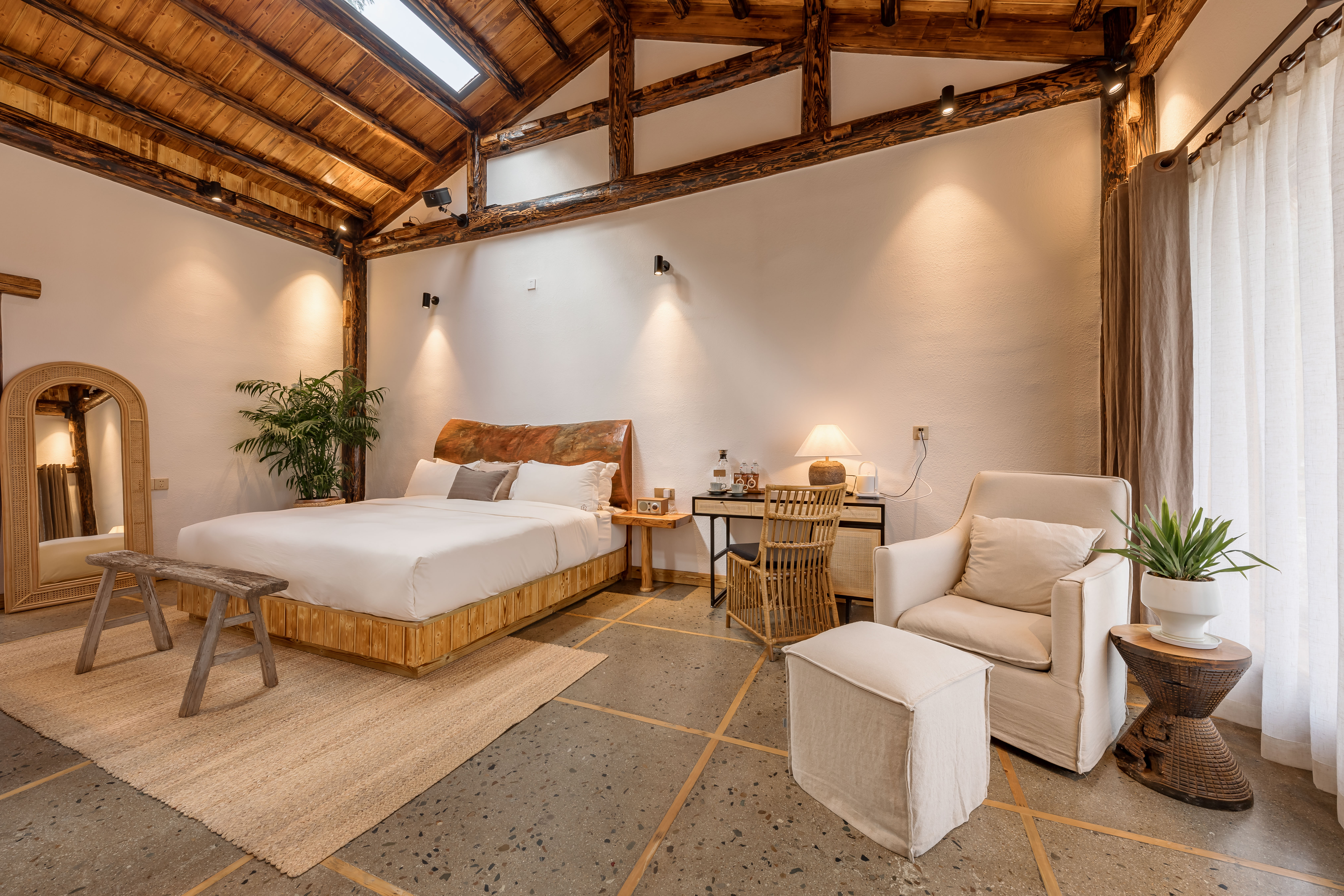 野奢两室一厅套房（壁炉）