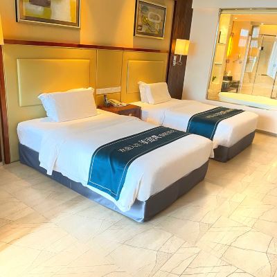 高爾夫景觀陽台雙床房 澄邁碧桂園美浪灣高爾夫温泉酒店優惠