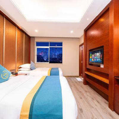 豪華雙床房 東莞市迎利來商務飯店優惠