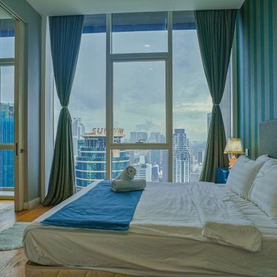 Bilik Keluarga Dua Bilik Tidur Kupon Flixses Suites at Platinum KLCC