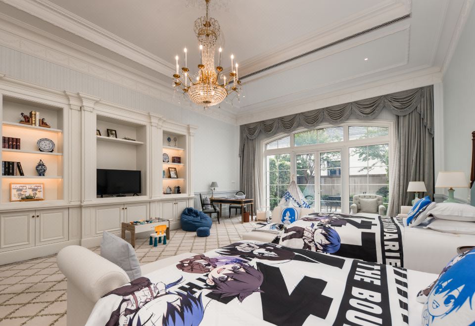 一人之下主题庭院双床房