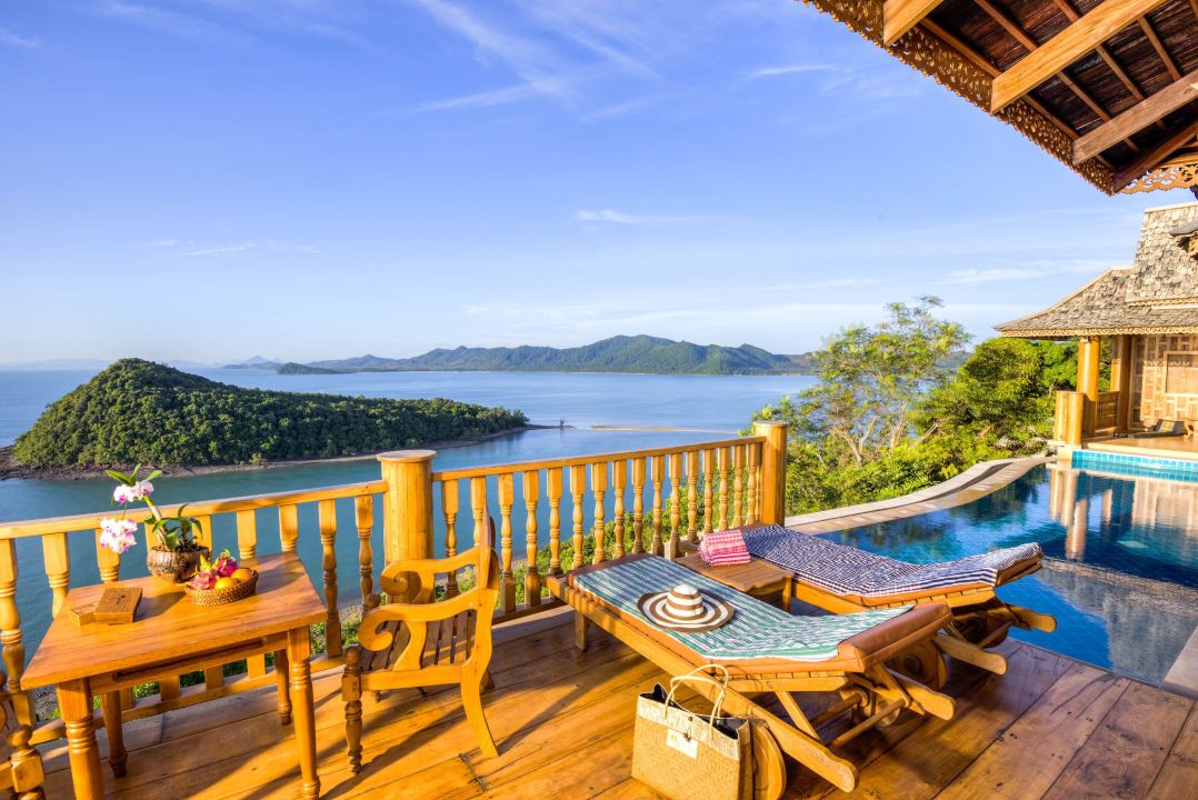 家庭两卧室海景泳池别墅