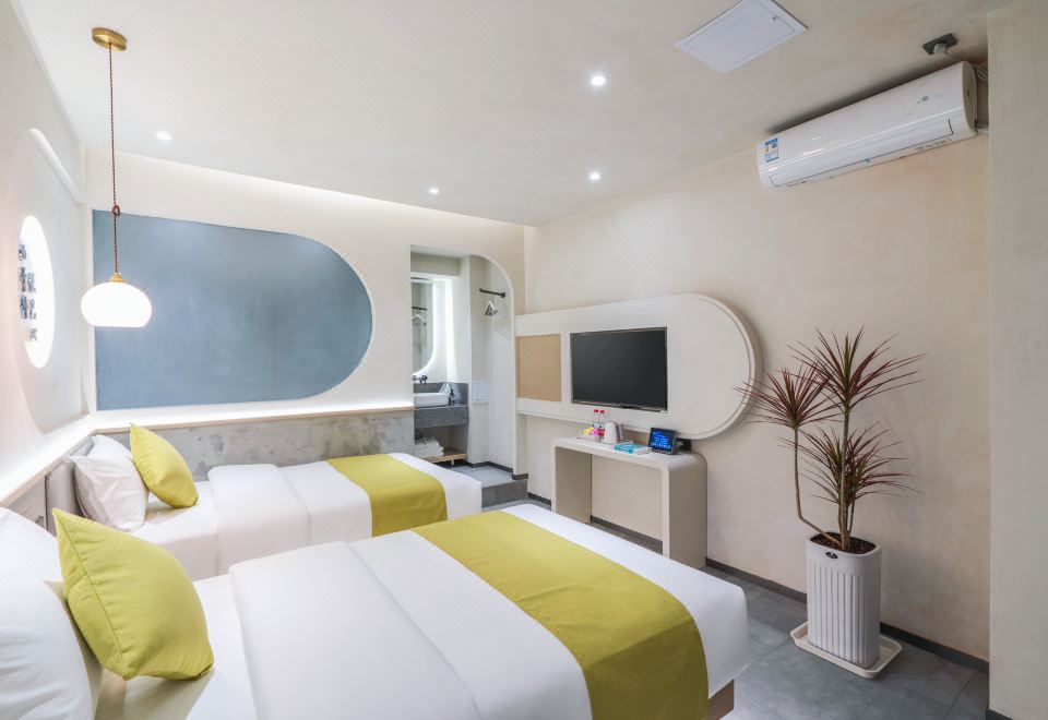 皓月静夜双床房（全屋智能＋乾湿分离+洗衣机）