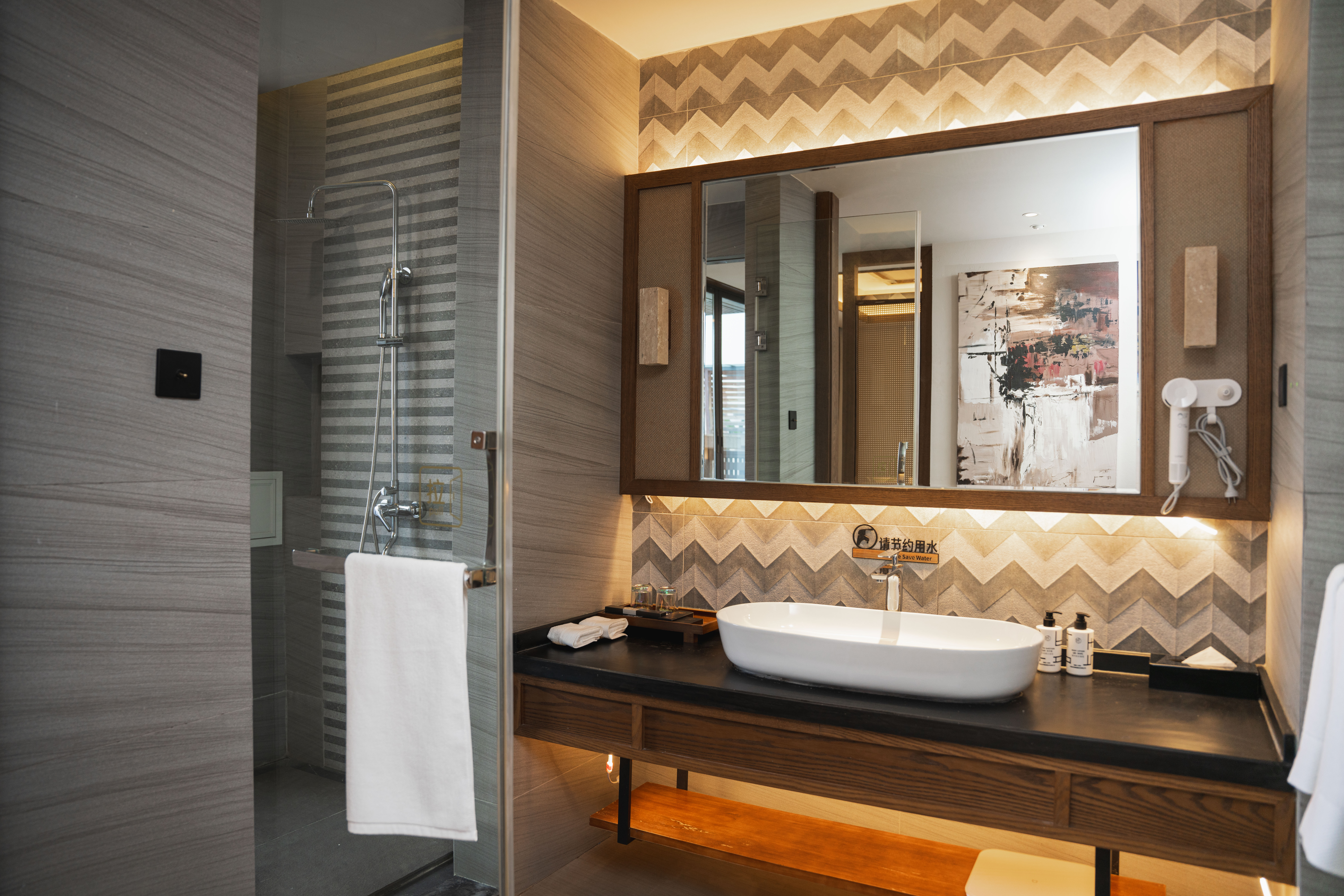 棲庭·攬景私湯大床房「陽臺私湯+無限放水+獨立音響」