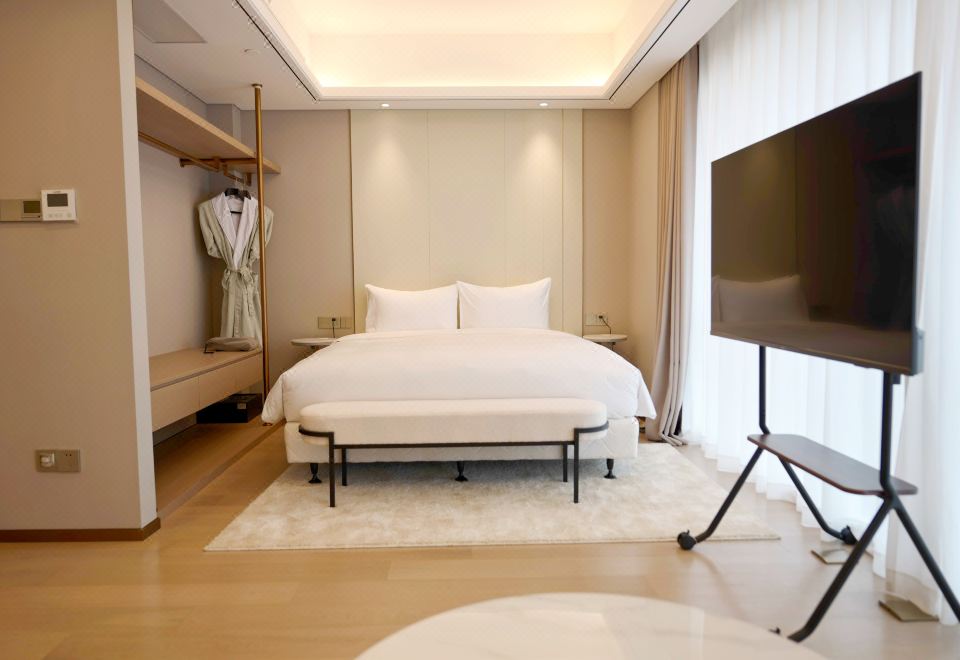 浮白·公寓大床房丨洗烘一体机