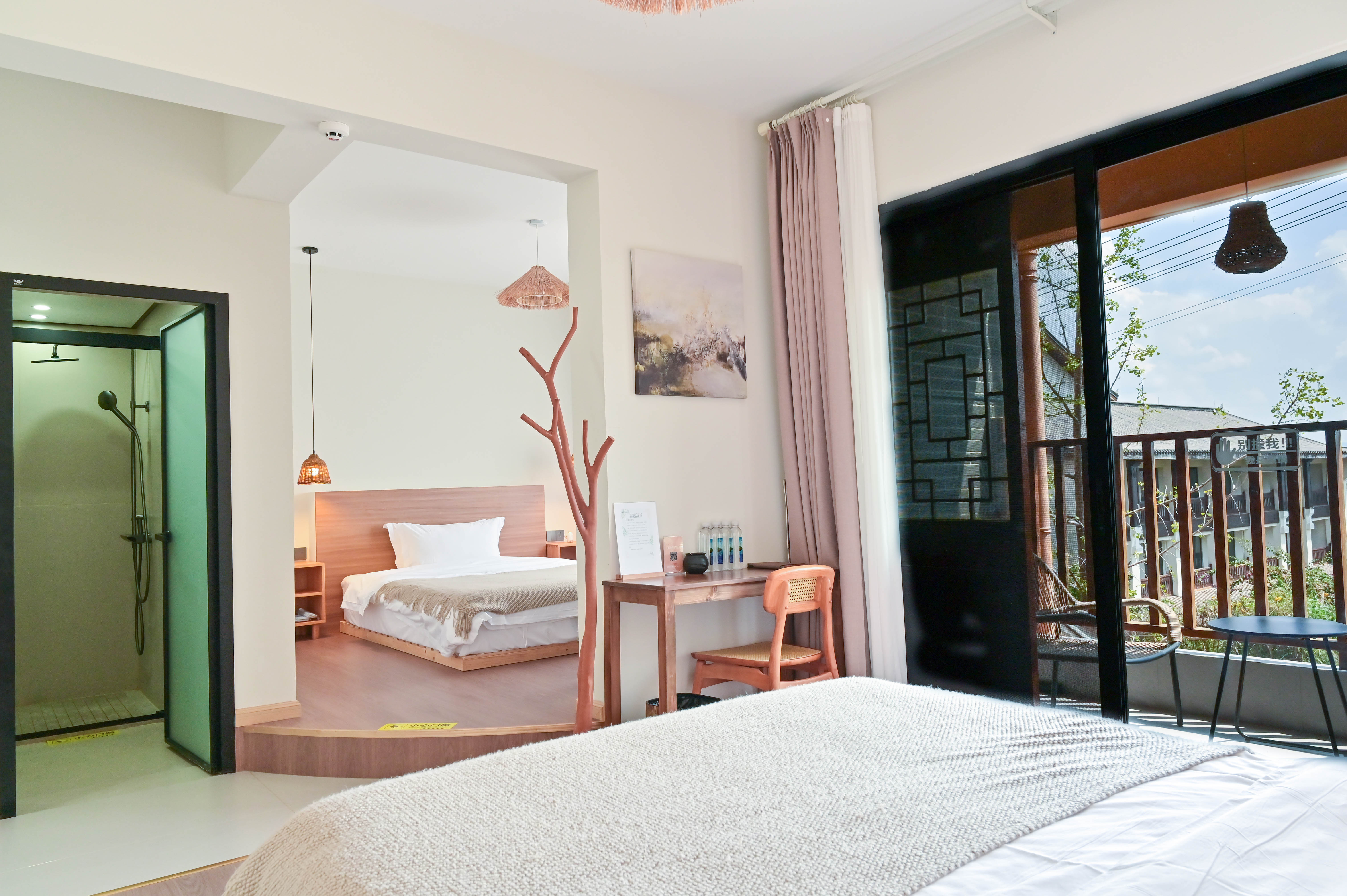 观景阳台双床房