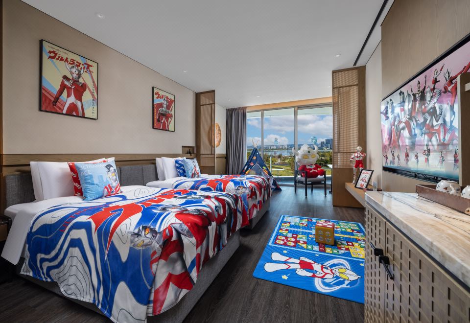 奥特曼亲子双床房