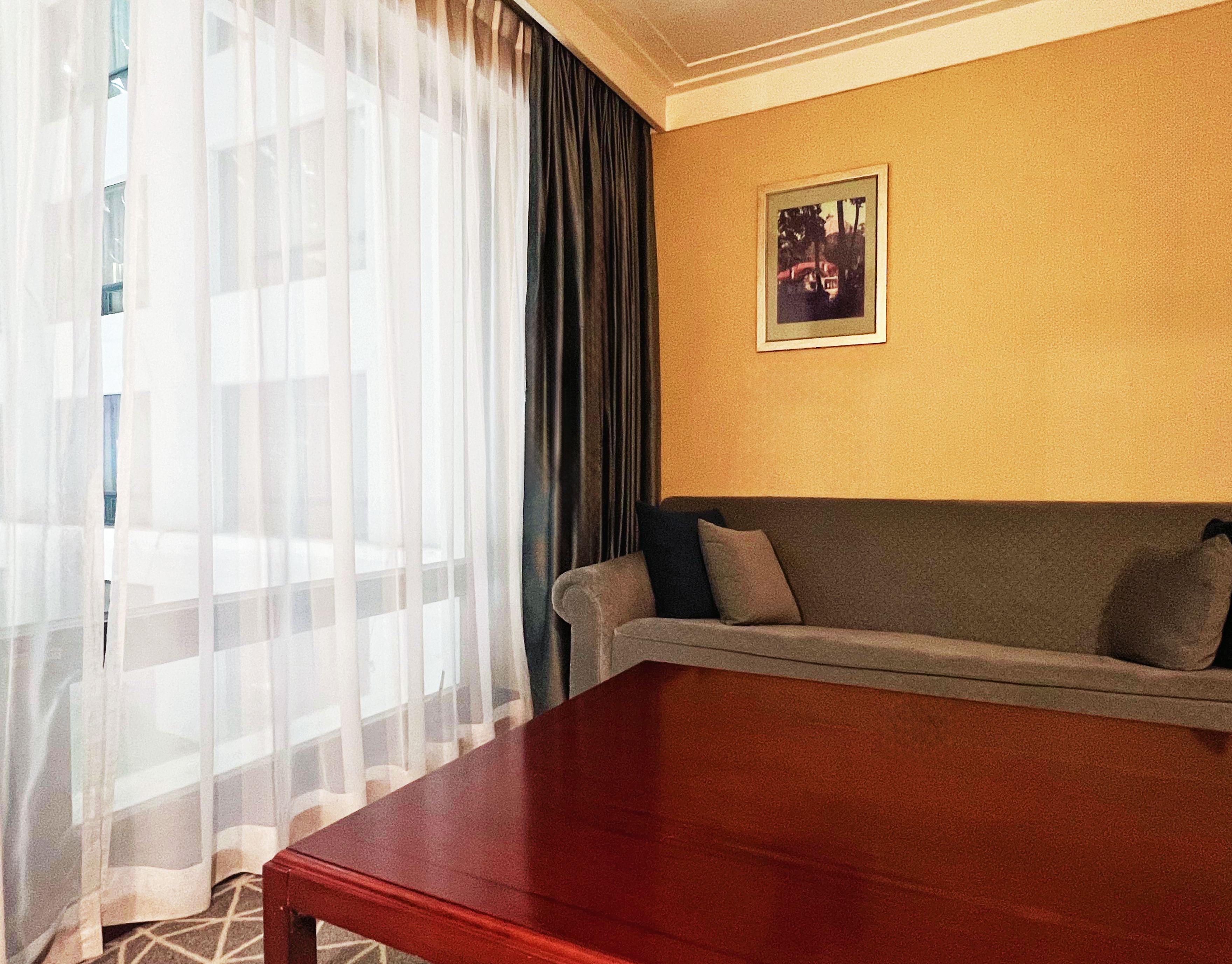 高級雙床房 中庭花園