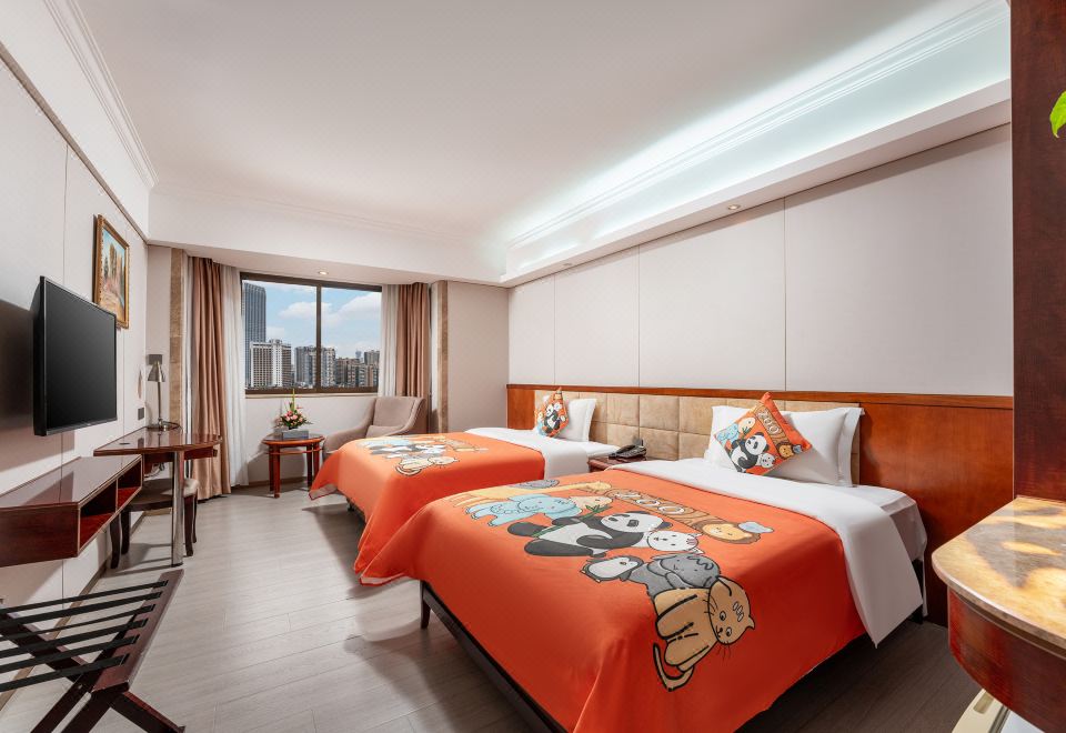 行政子母房（高空城景·温馨和睦·冰箱）