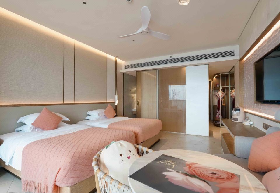 日出海景閨蜜雙床房