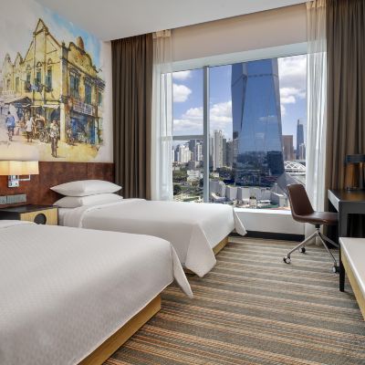 豪華雙床房 吉隆坡中國城喜來登福朋酒店優惠