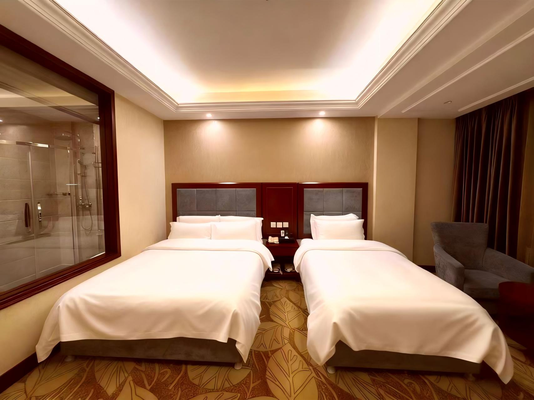 Riyueming · City Box Hotel (Dalian Railway Station Zhongshan Square Branch)City Box·内景标准间（释放脊椎床垫）