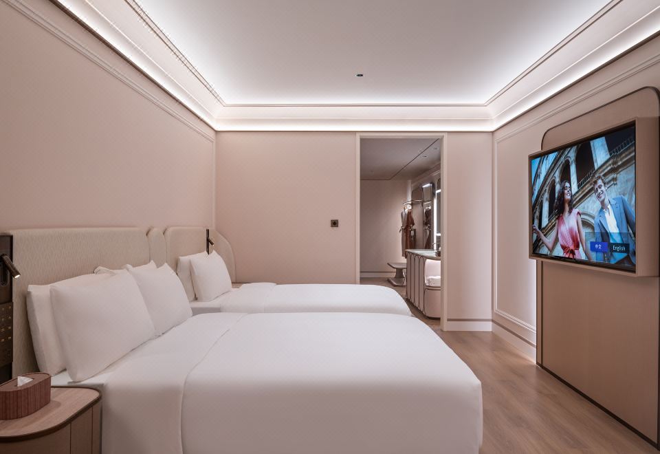 嘉宾双床房[记忆深睡枕+丝涟床垫+电视投屏]