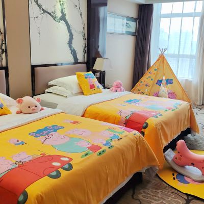 豪華親子主題雙床房（城景+保險櫃+小冰箱） 遵義深航國際酒店優惠