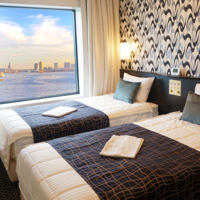 バジェットツインルーム（禁煙）レインボーブリッジビュー ベイサイド ホテル アジュール竹芝・浜松町 クーポン