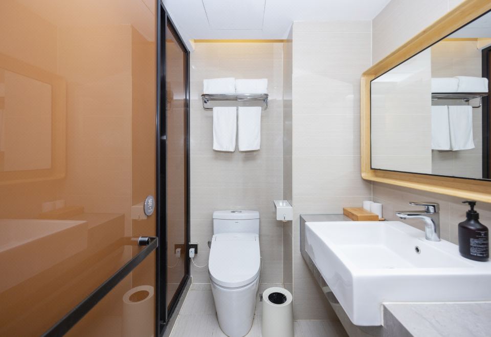 雙床房（落地窗+65寸投屏電視+分體空調+地暖）