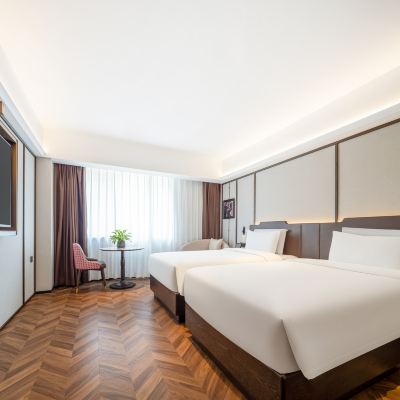 精品雙床房（電動窗簾+全屋聲控+助眠床品） 總統大飯店（廣州天河崗頂地鐵站店）優惠