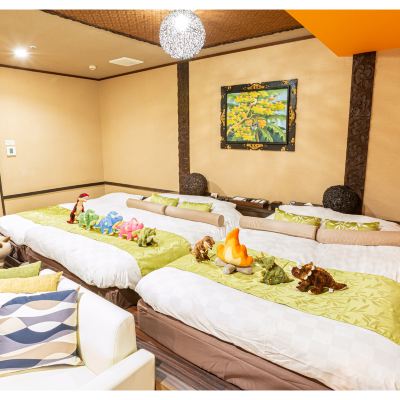 ファミリールーム – 2ダブルベット＋シングルベット ホテルバリアンリゾート千葉中央店 - 大人専用 クーポン